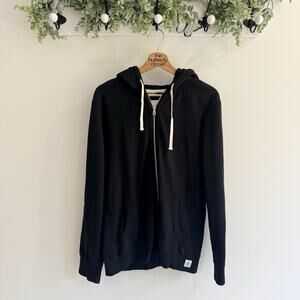 Reigning Champ Midweight Terry Slim Zip Hoodie Black Size M 144944